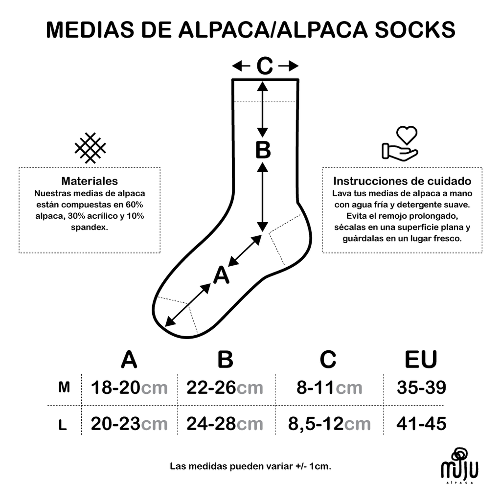 X Medias Machupicchu azul (Muju) | Muju
