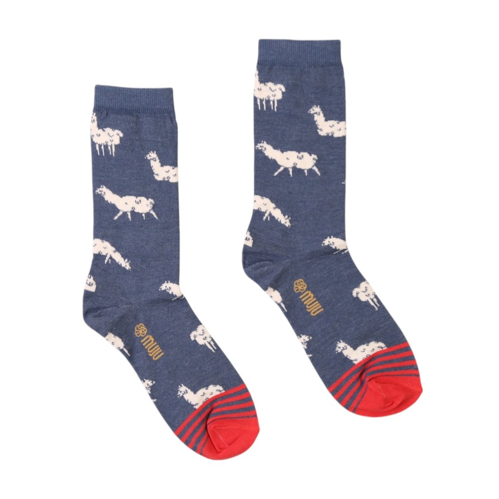 X Medias Churi mosaico azul (Muju)